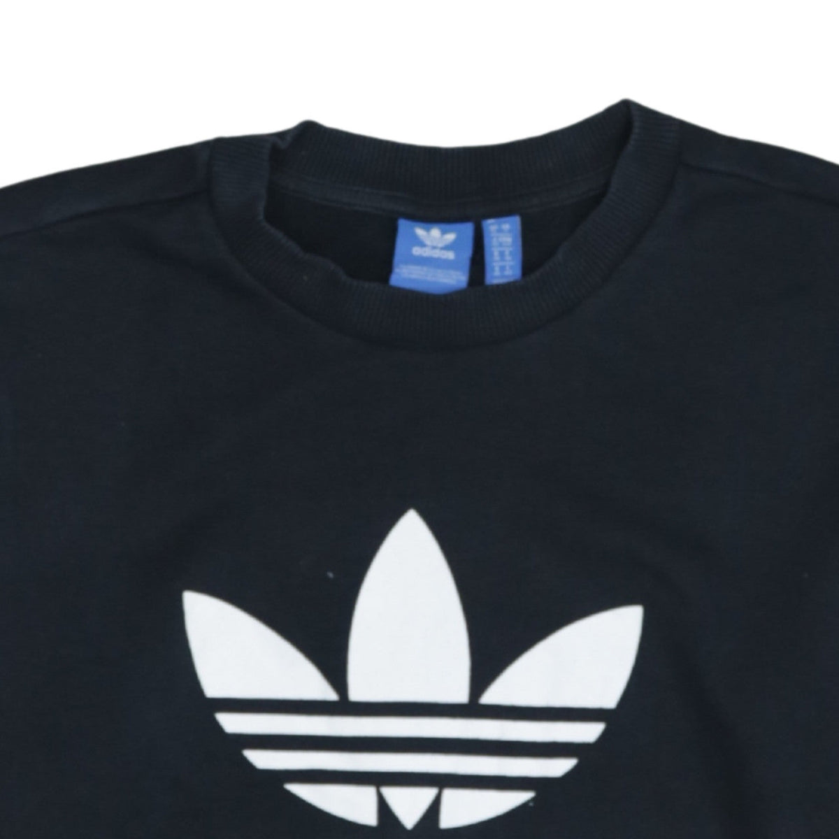 Adidas Womens Black Pink Sweatshirt UK 10 Pullover Crew Neck Logo