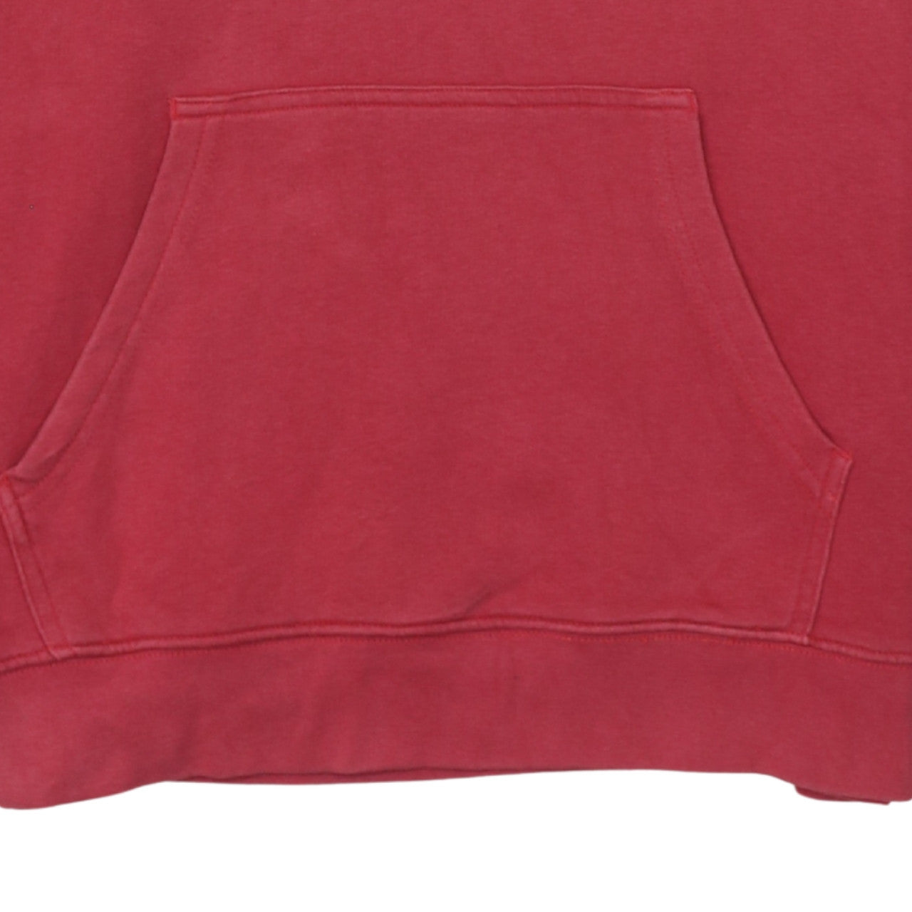 Champion Women Red Pullover Hoodie Large Cotton Blend Logo Print