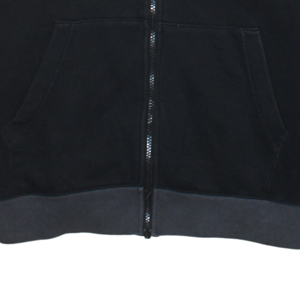 Nike Mens Black Full Zip Hoodie Medium Sportswear Fleece