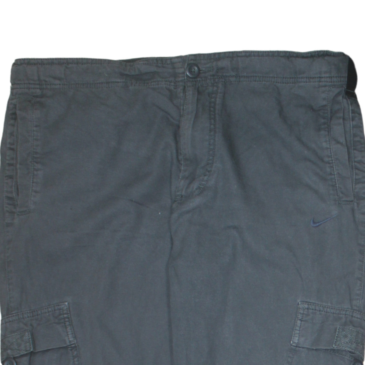 Nike Men's Black Cargo Trousers M 32W Regular Fit Cotton