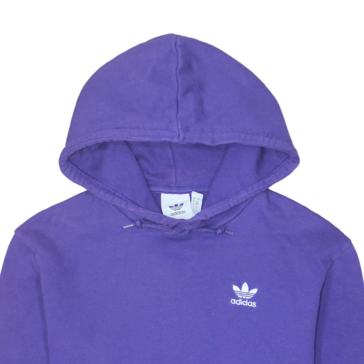 Adidas Men's Purple Pullover Hoodie Size S Regular Fit Logo Sportswear