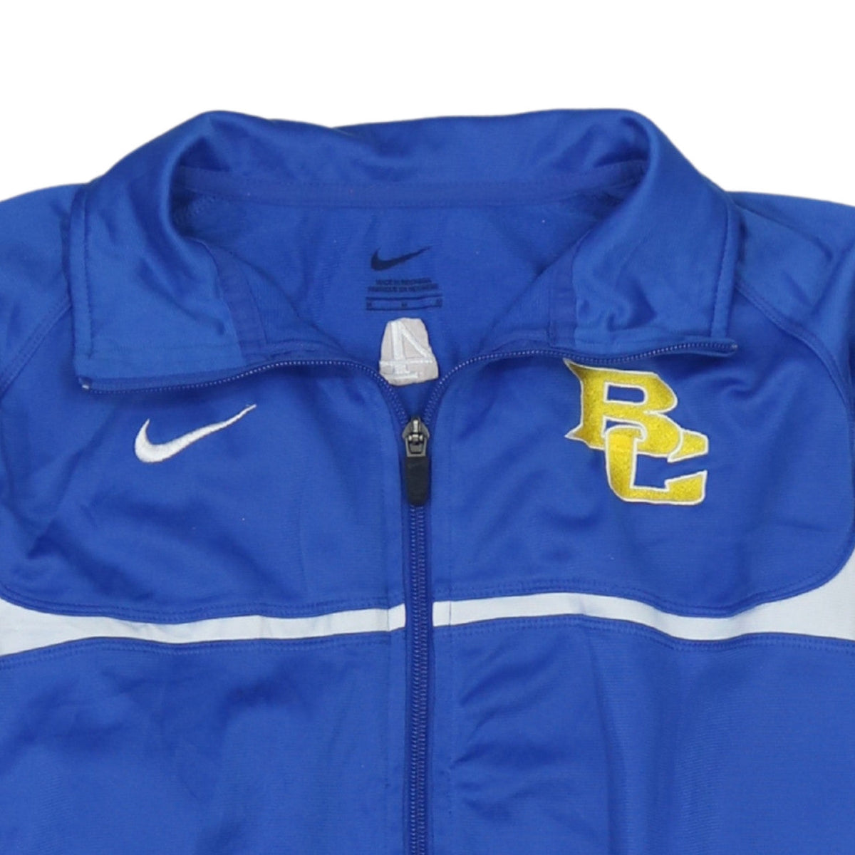 Nike Men's Blue Track Jacket Size L Sports Full Zip Activewear
