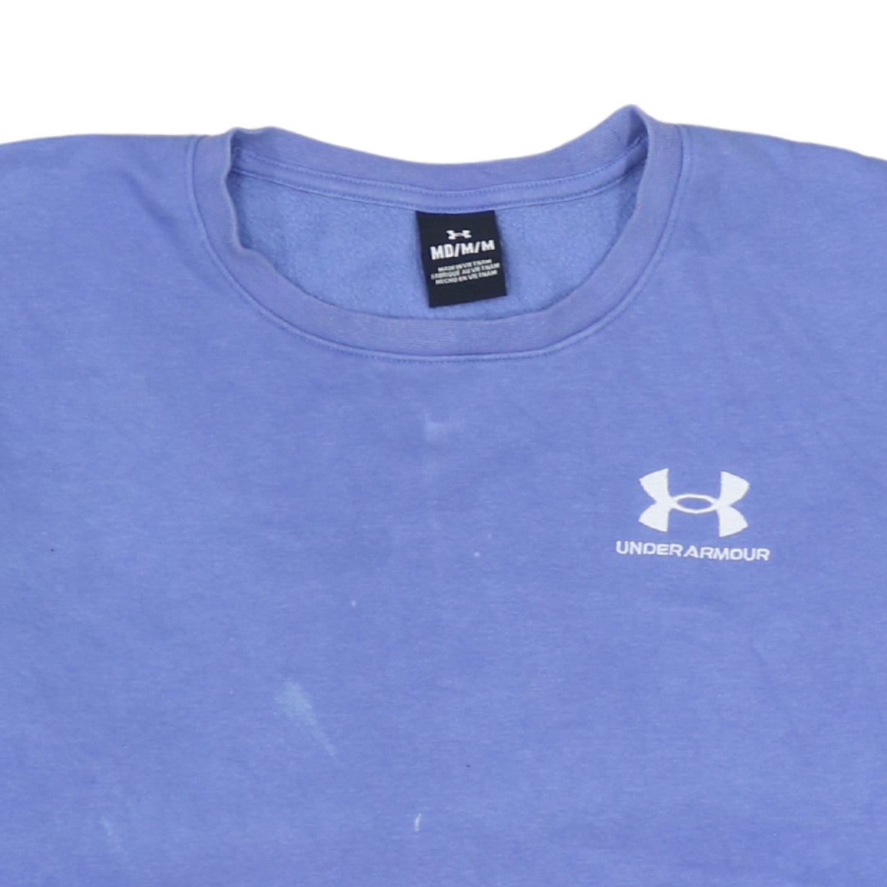 Under Armour Womens Blue Medium Pullover Sweatshirt with Logo