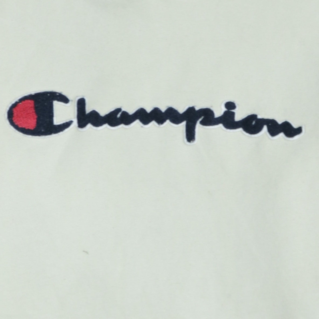 Champion Men’s Beige XL Pullover Hoodie Embroidered Logo Fleece