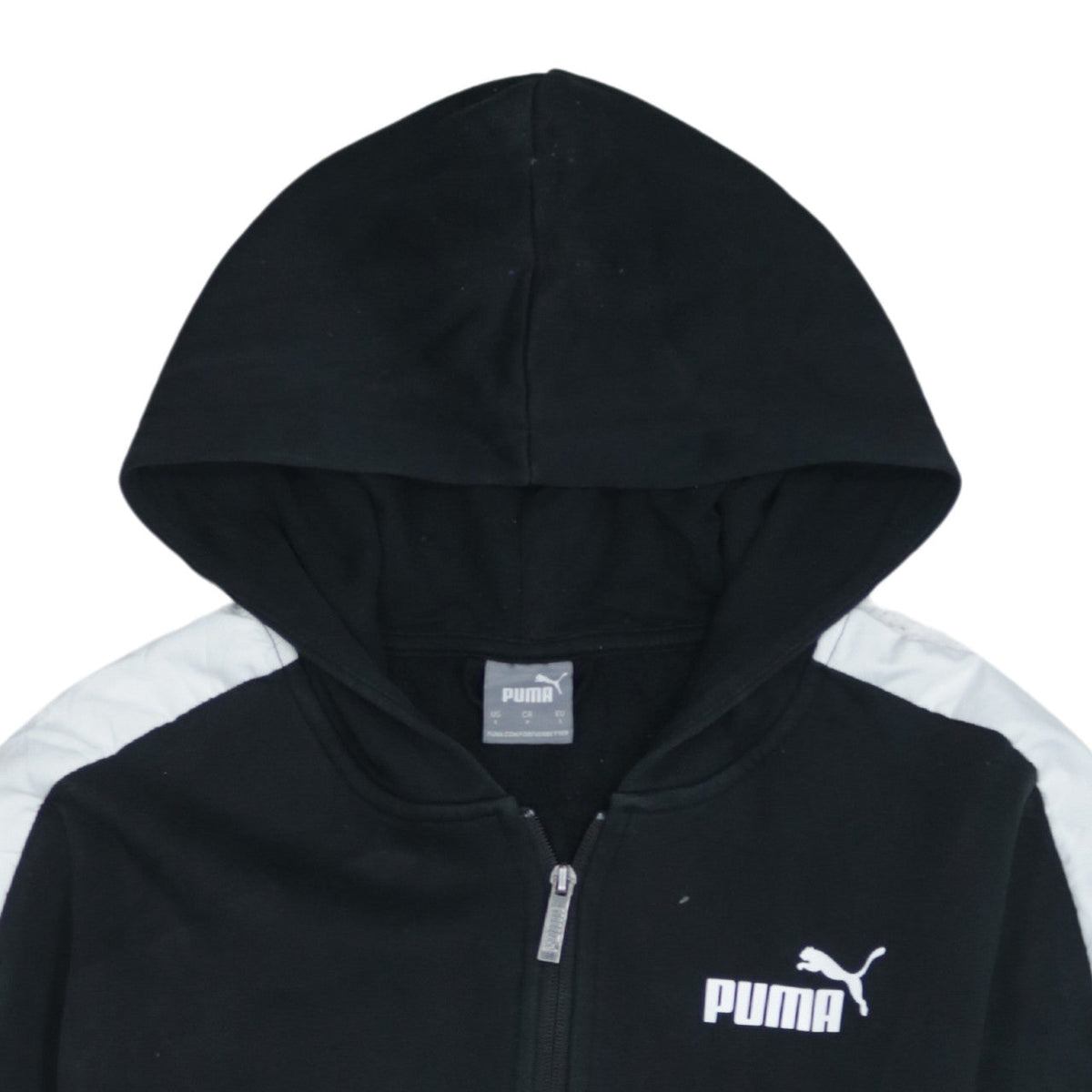 Puma Men's Black Full Zip Hoodie Size S Sportswear