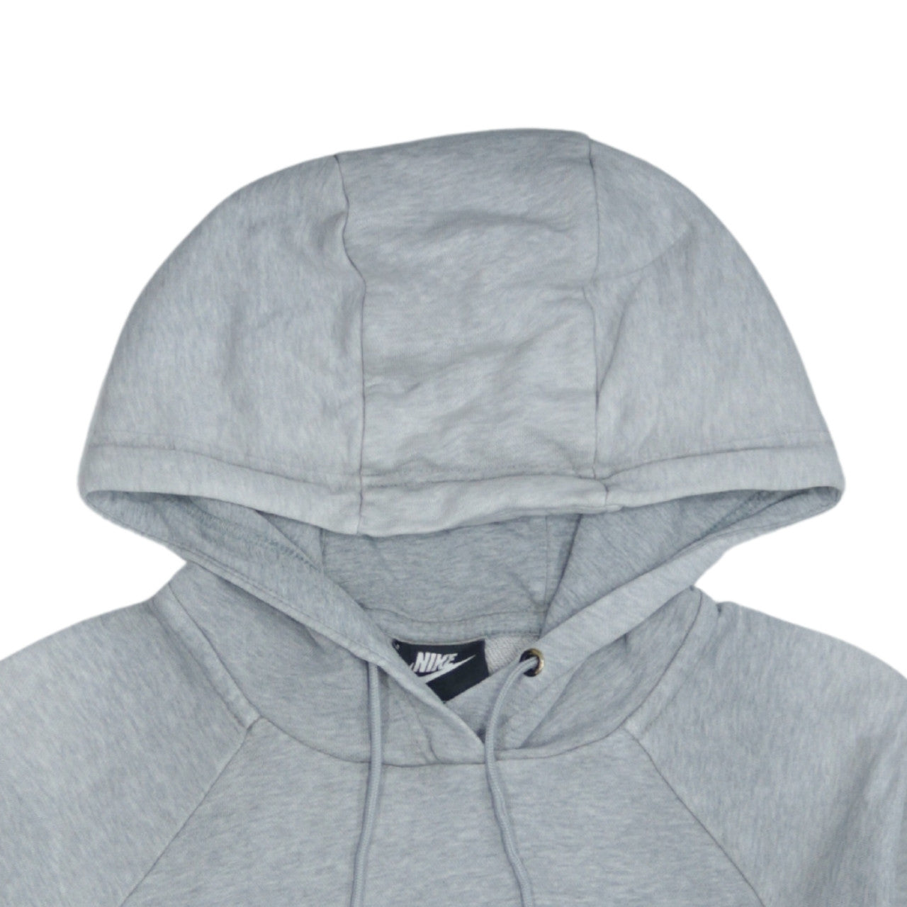 Nike Men's Grey Pullover Hoodie Small Logo Sportswear Fleece