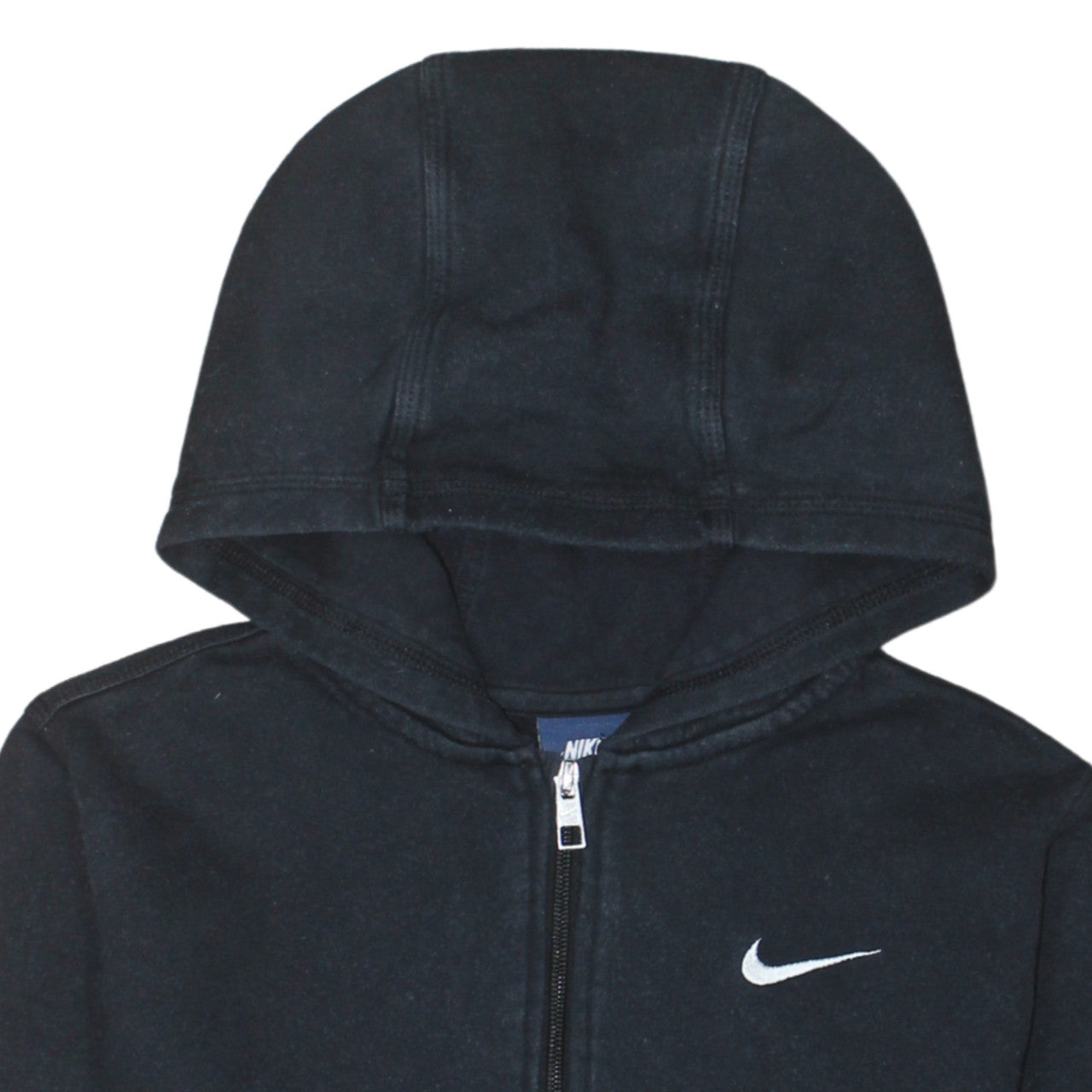 Nike Boys Black Full Zip Hoodie 13-15 Years Fleece Sweatshirt