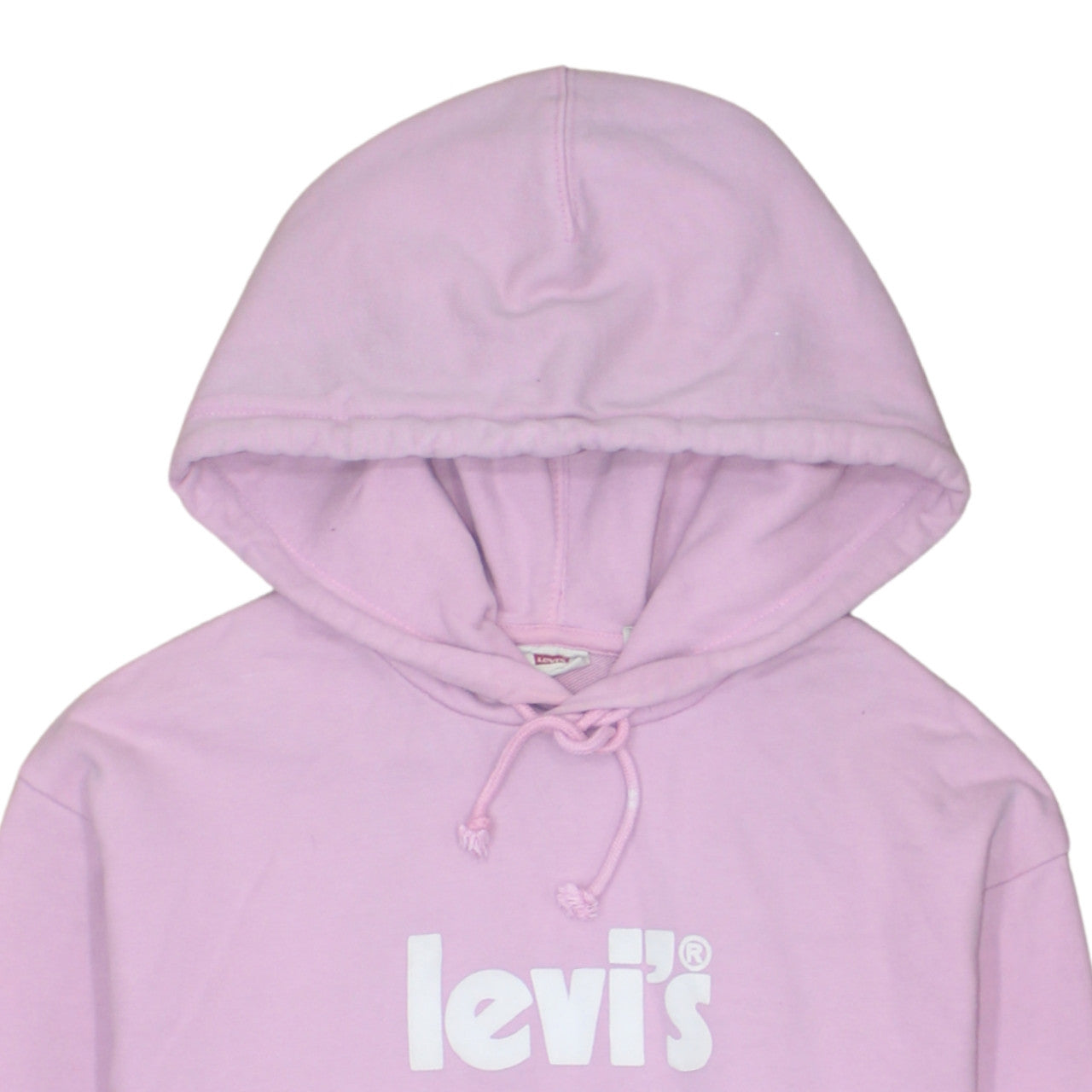 Levi's Women Pink XS Pullover Hoodie with Logo Print