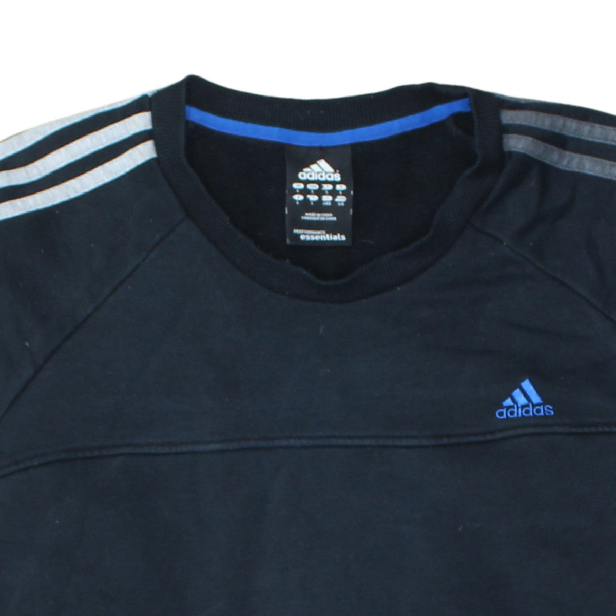 Adidas Men's Black L Pullover Crew Neck Sports Sweatshirt