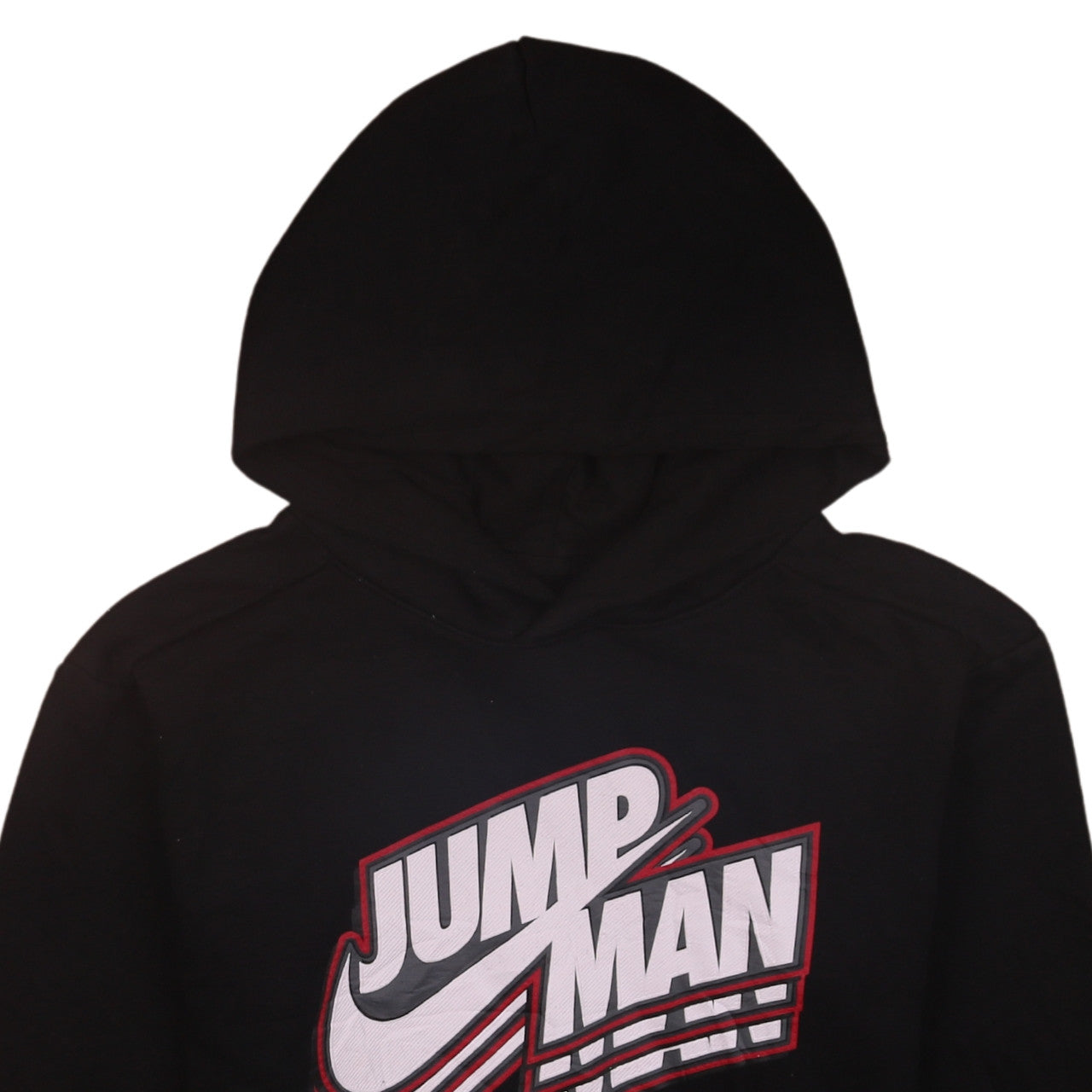 Jordan Boys Black Jumpman Pullover Hoodie 12-13 Years Fleece Sweatshirt