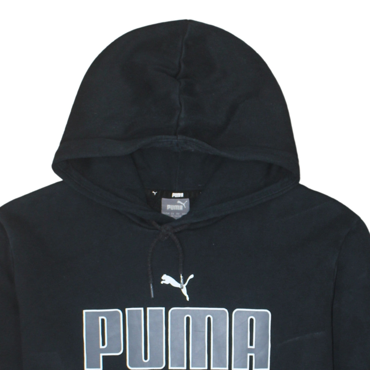 Puma Men's Black Pullover Hoodie XL Fleece Sportswear