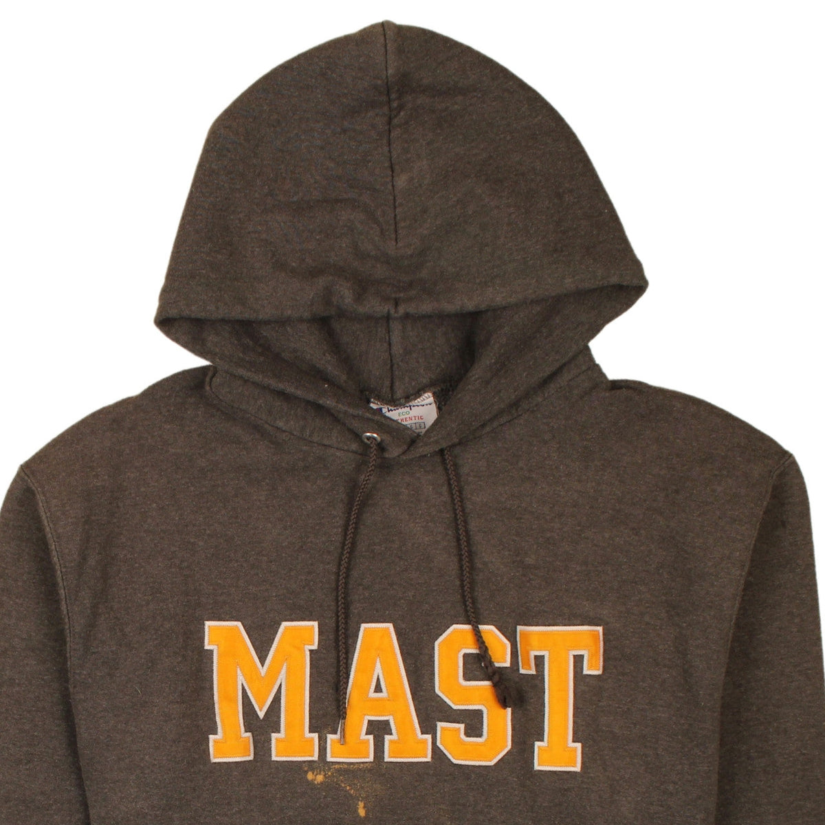 Champion Men's Brown Pullover Hoodie L College Graphic