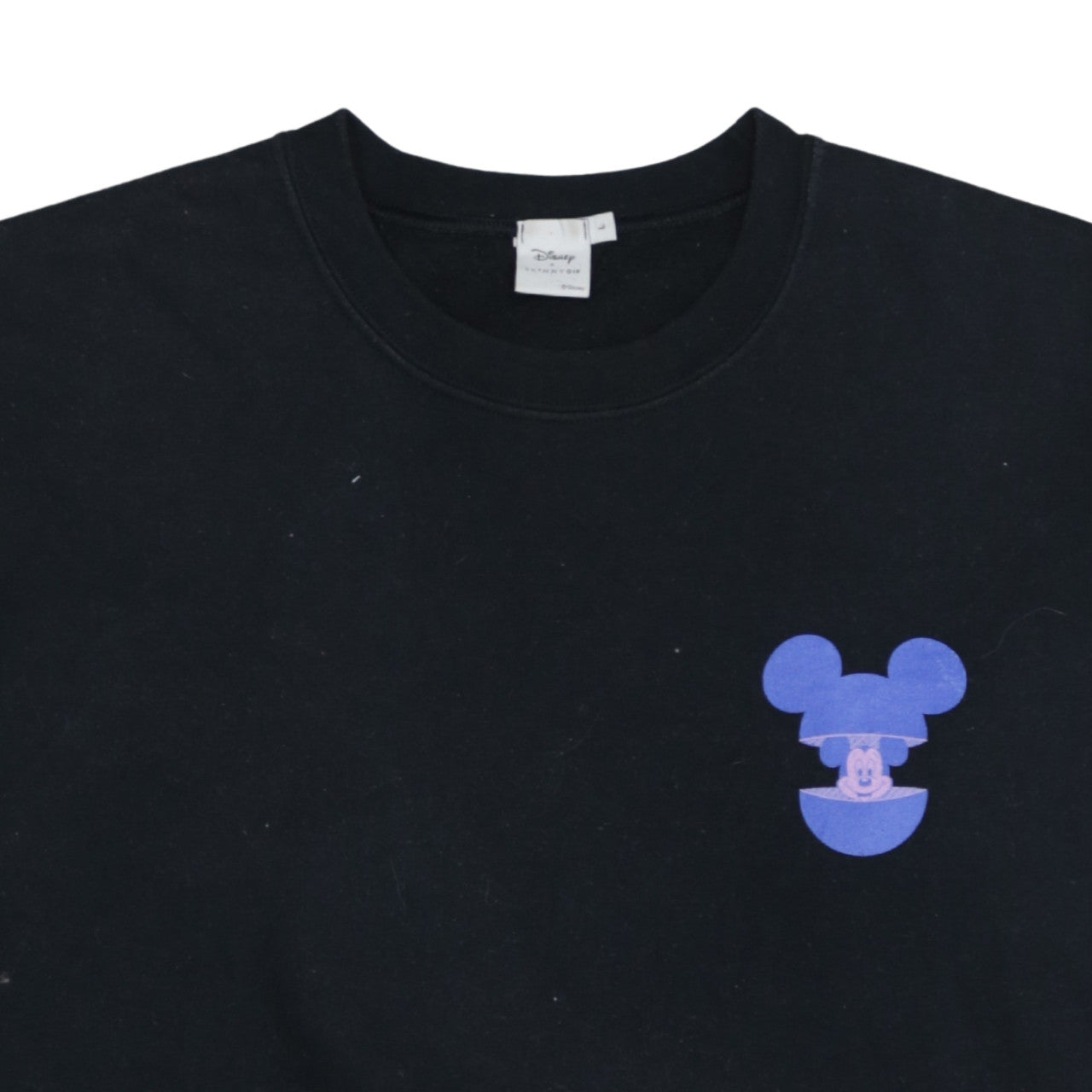 Disney x Skinnydip Womens Black Mickey Mouse Sweatshirt L