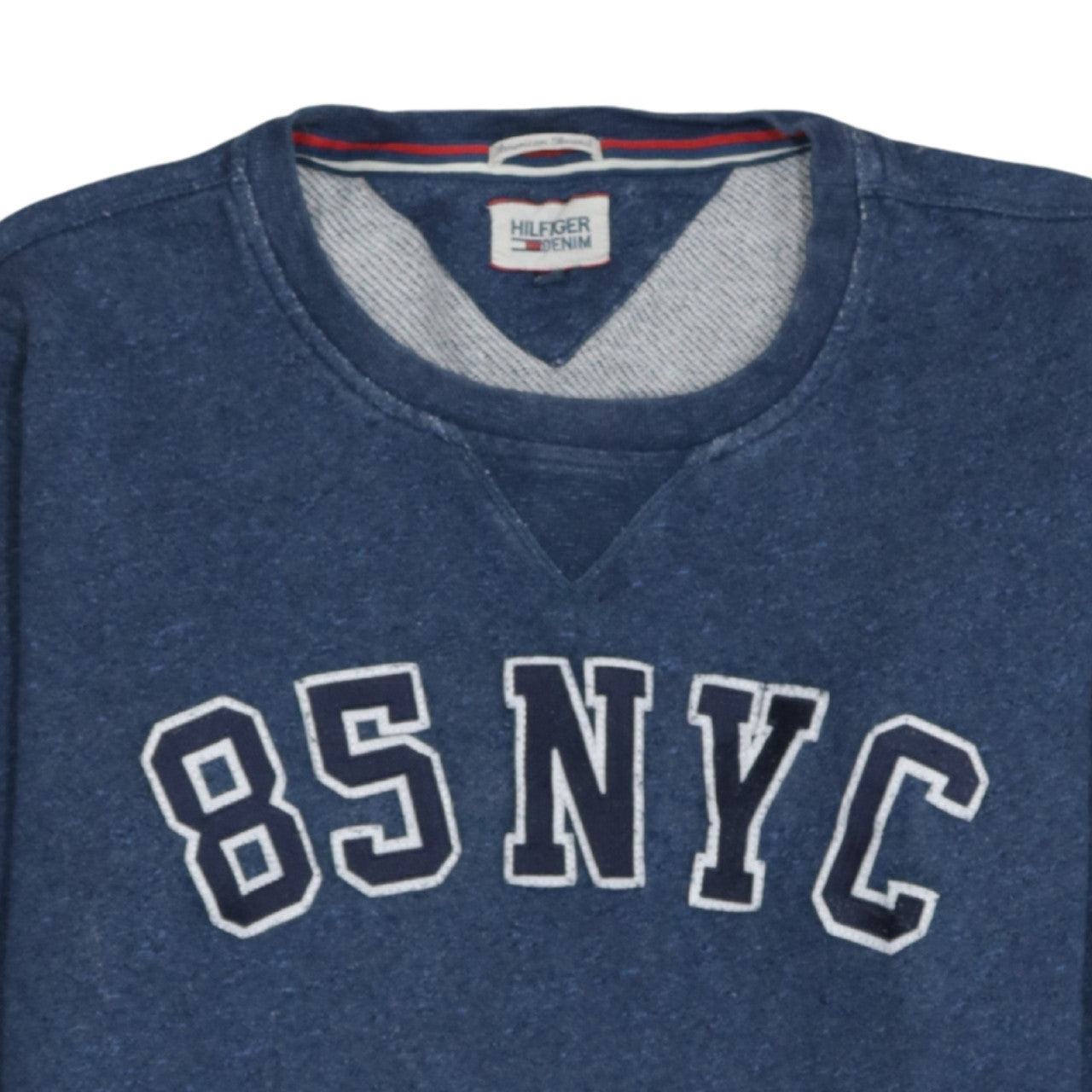 Tommy Hilfiger Men’s Blue 85 NYC Crew Neck Sweatshirt Size L