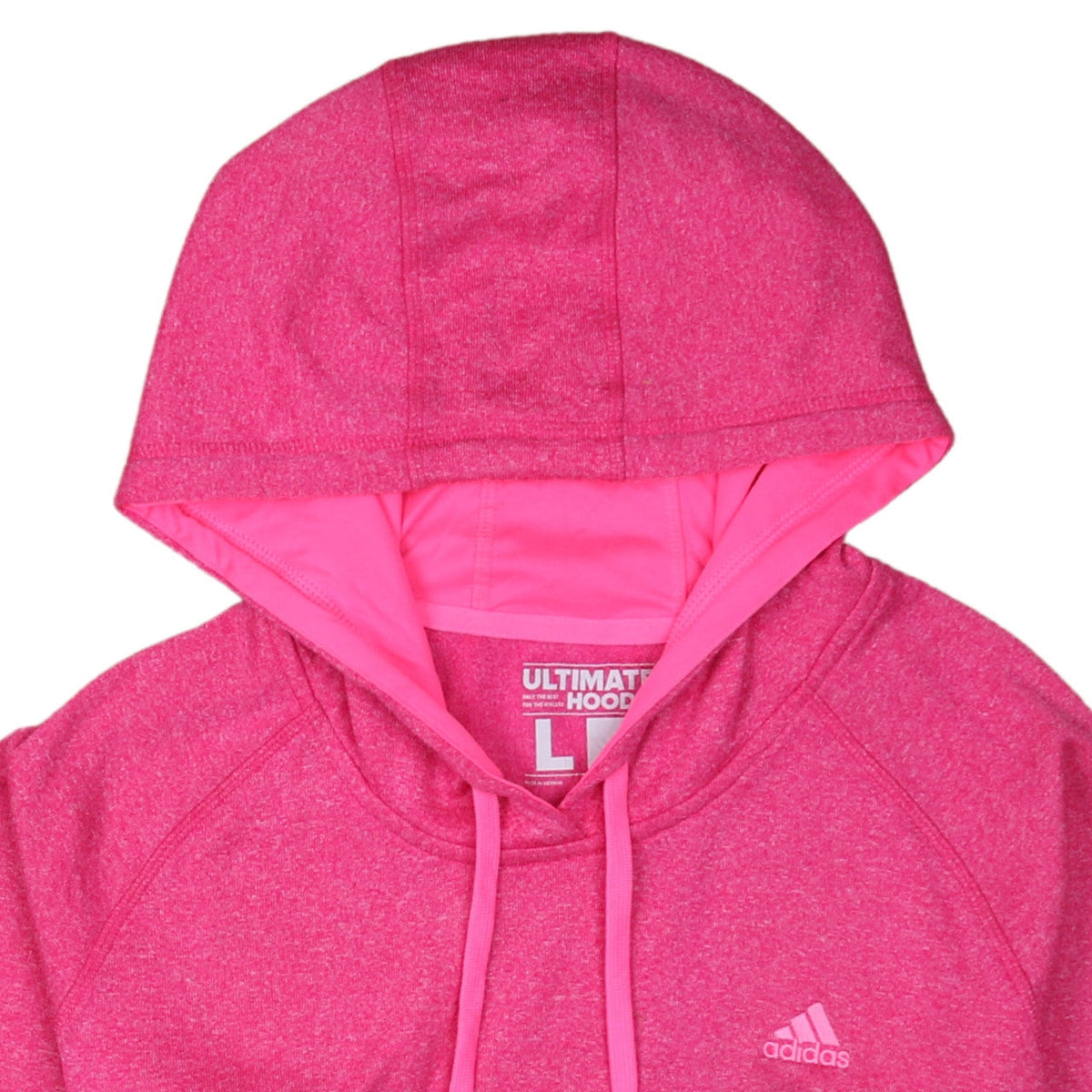 Adidas Women's Pink Ultimate Pullover Hoodie L Sportswear