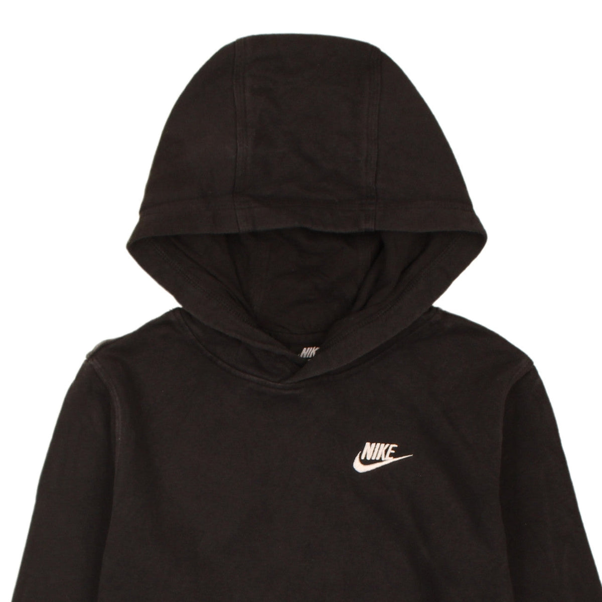 Nike Women Black XL Pullover Hoodie with Logo