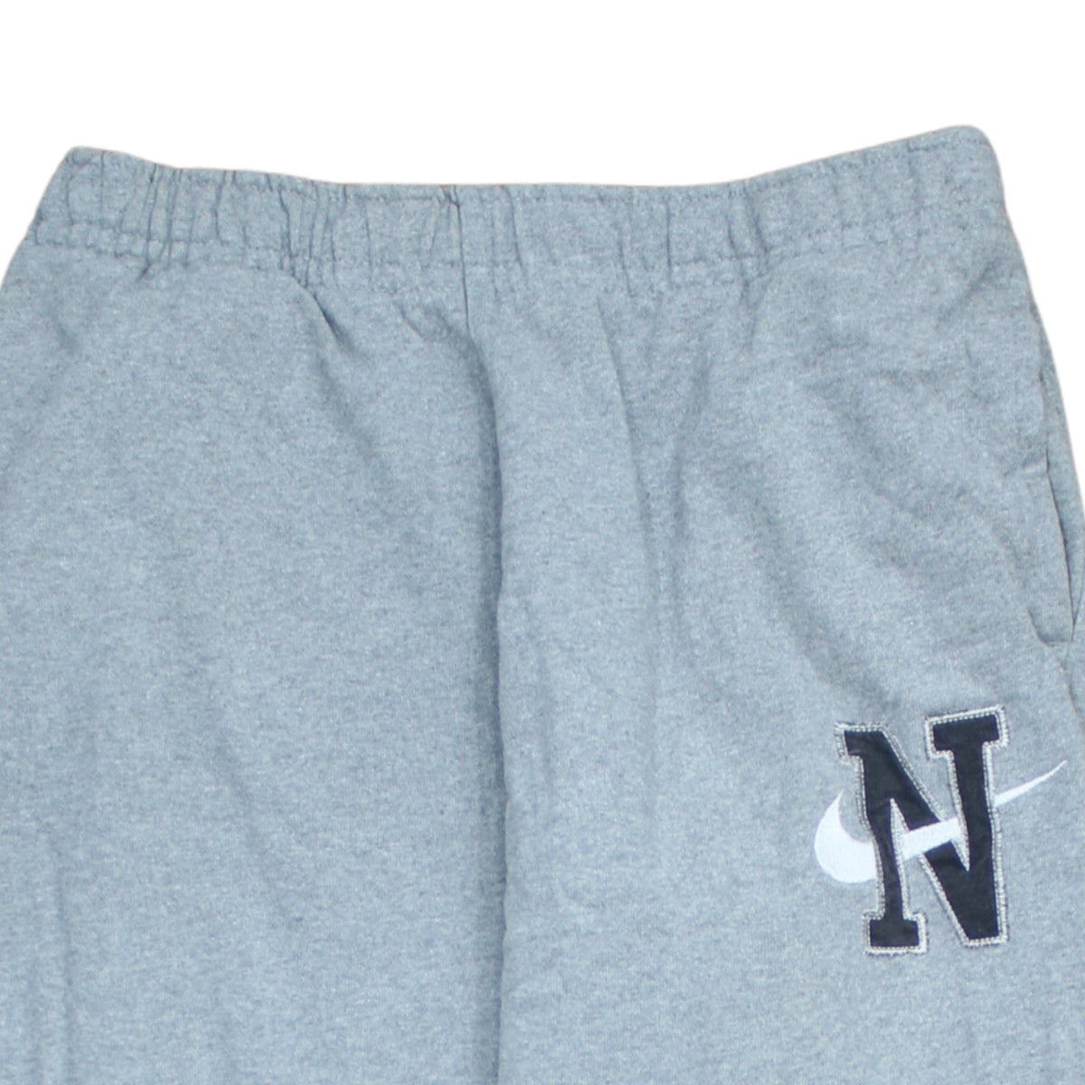 Nike Women Grey Cotton Pullover Sweatshirt L Hooded Activewear