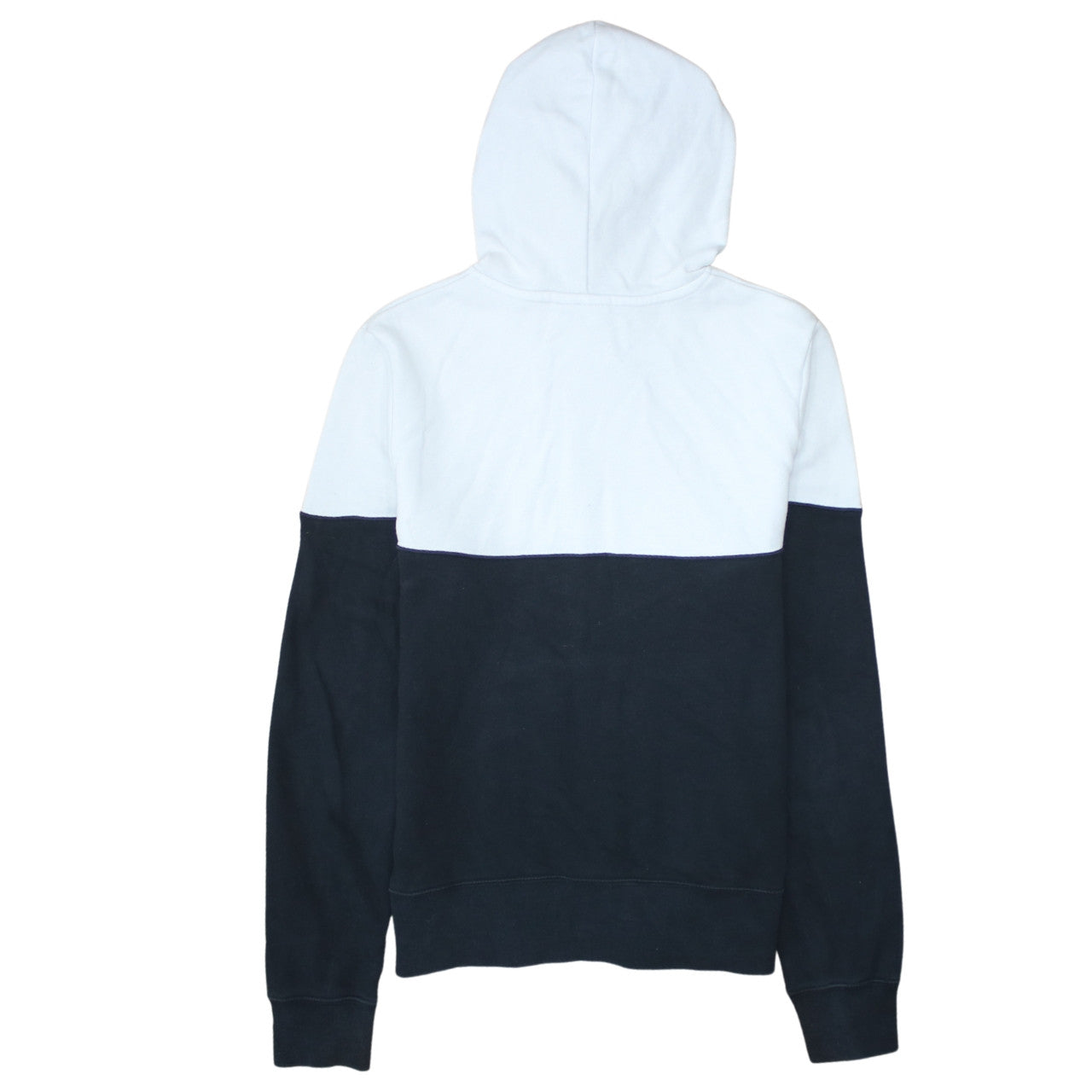 Nike Men's Black White Pullover Hoodie Size S Graphic Logo Fleece