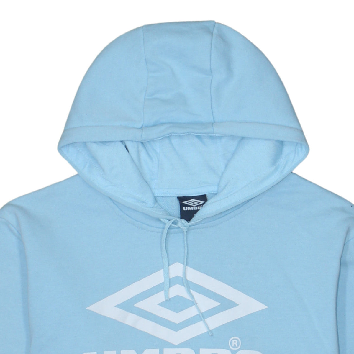 Umbro Men's Blue Pullover Hoodie Size M Sports Fleece Sweatshirt