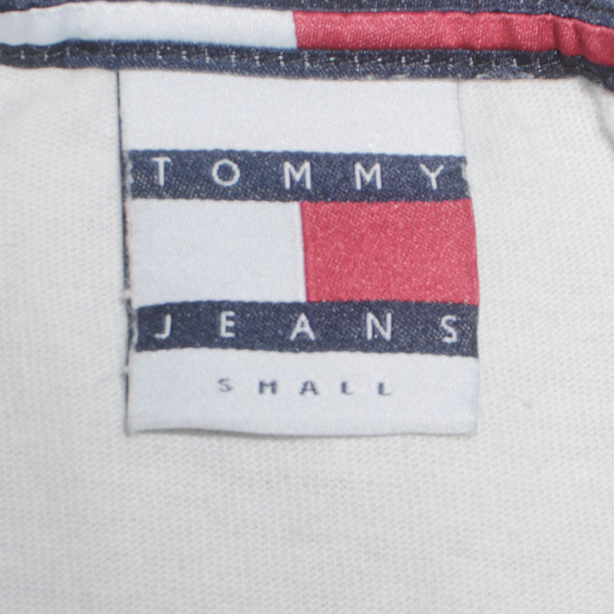 Tommy Jeans Men's White Small Graphic Logo Cotton T-Shirt