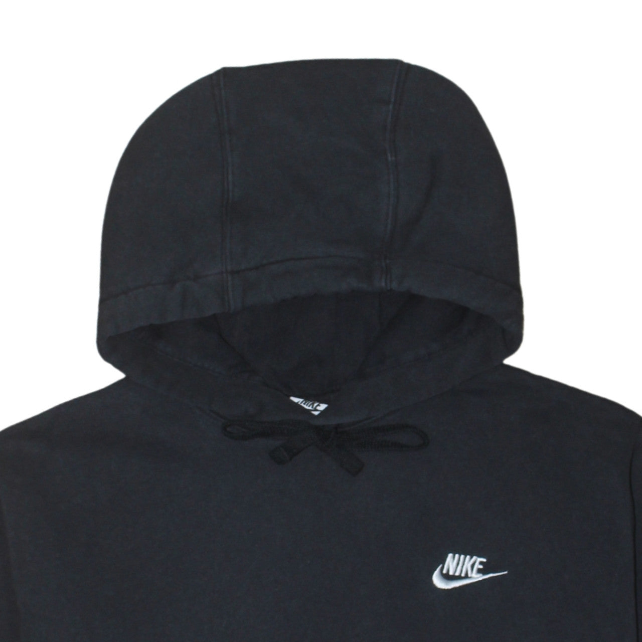 Nike Men's Black Pullover Hoodie M Fleece Cotton Blend