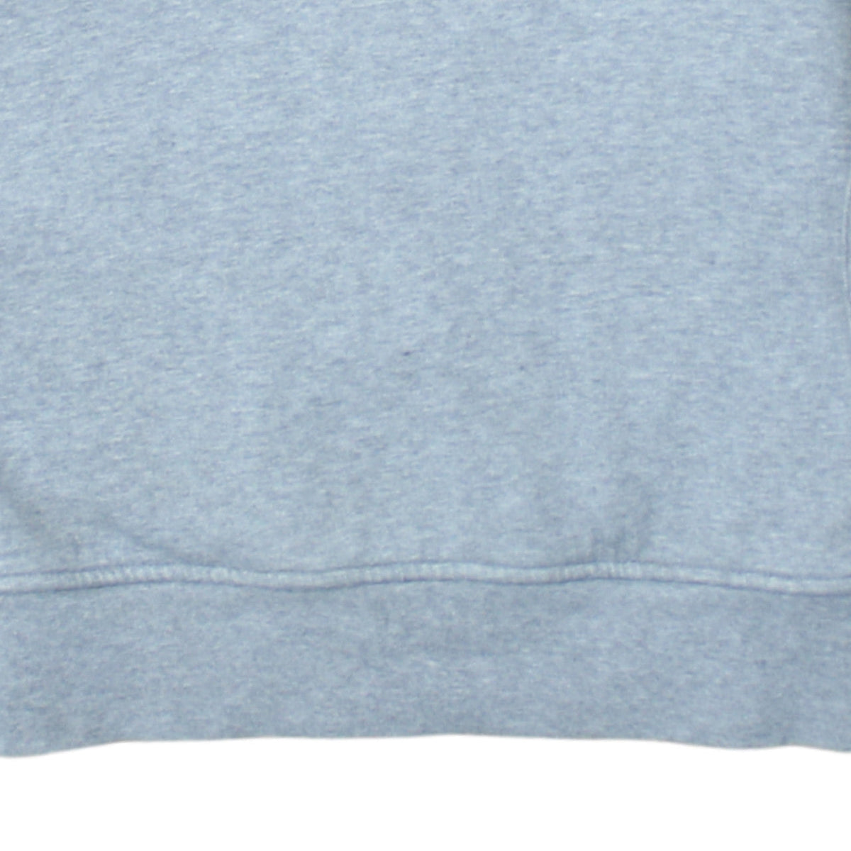 Nike Women Grey L Pullover Hoodie Sweatshirt With Wing Logo