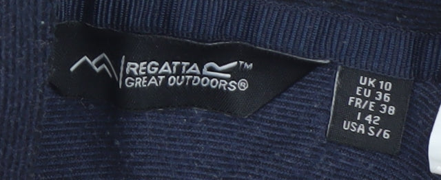 Regatta Unisex Blue Fleece 1/4 Zip Pullover Sweatshirt S