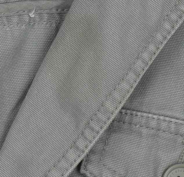 Designers at Debenhams Womens Grey Cotton Military Jacket Size 10
