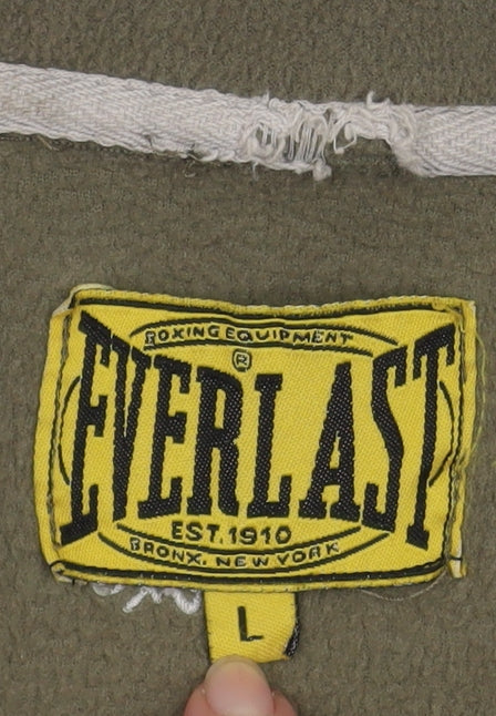 Everlast Men's Green Fleece Full Zip Sports Jacket Size L
