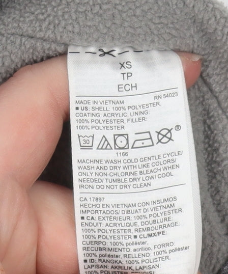 Old Navy Men's Grey XS Puffer Bodywarmer Gilet Polyester Lined
