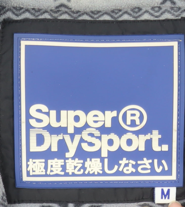 Superdry Women's Black Hooded Duffle Puffer Jacket Size M