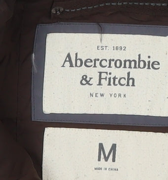Abercrombie & Fitch Men’s Brown Puffer Waistcoat M Regular Fit