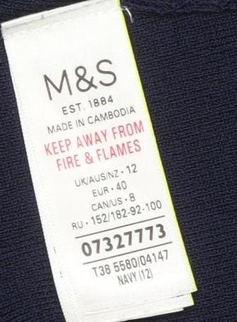 Marks & Spencer Women’s Blue Size 12 Open Front Long Sleeve Cardigan