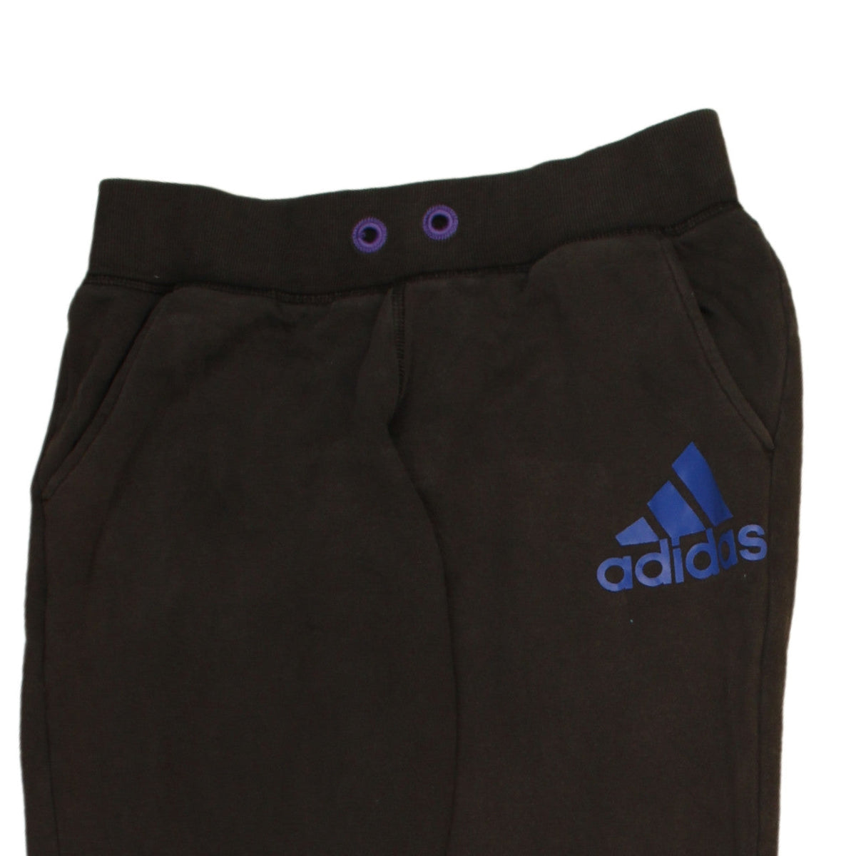 Adidas Men's Black Jogger Sweatpants S Fleece Tapered Fit