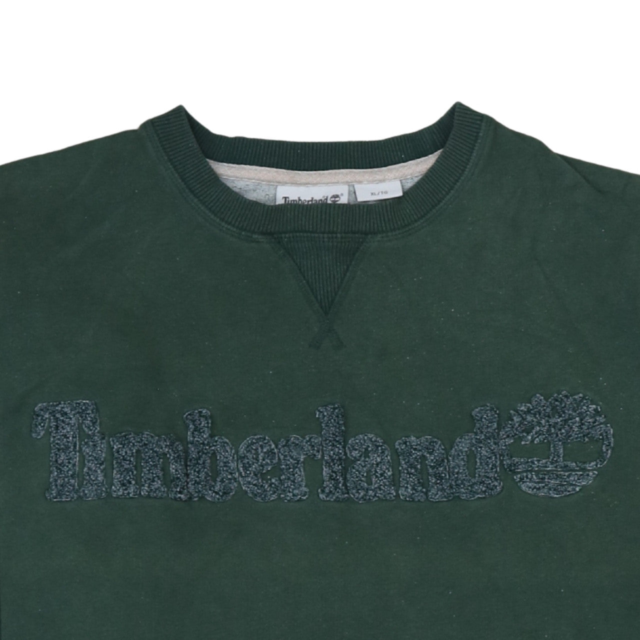 Timberland Men's Green XL Crew Neck Pullover Sweatshirt