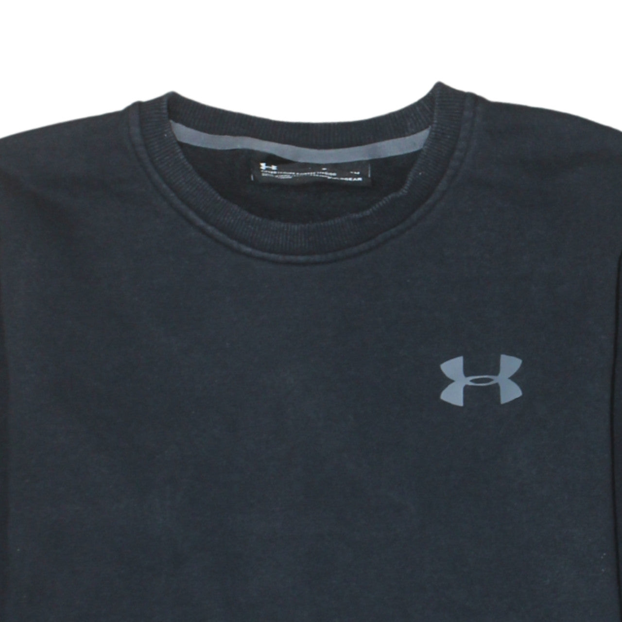 Under Armour Men's Black Small Pullover Crew Neck Sweatshirt