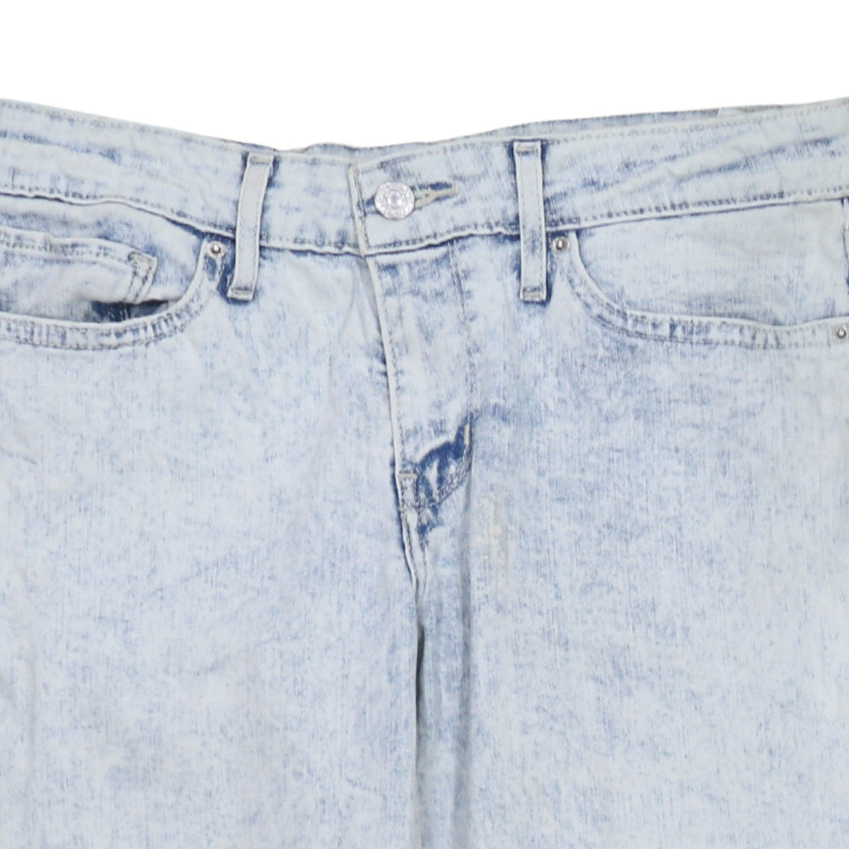 Levi's Women's Blue 711 Skinny Acid Wash Jeans Size 29