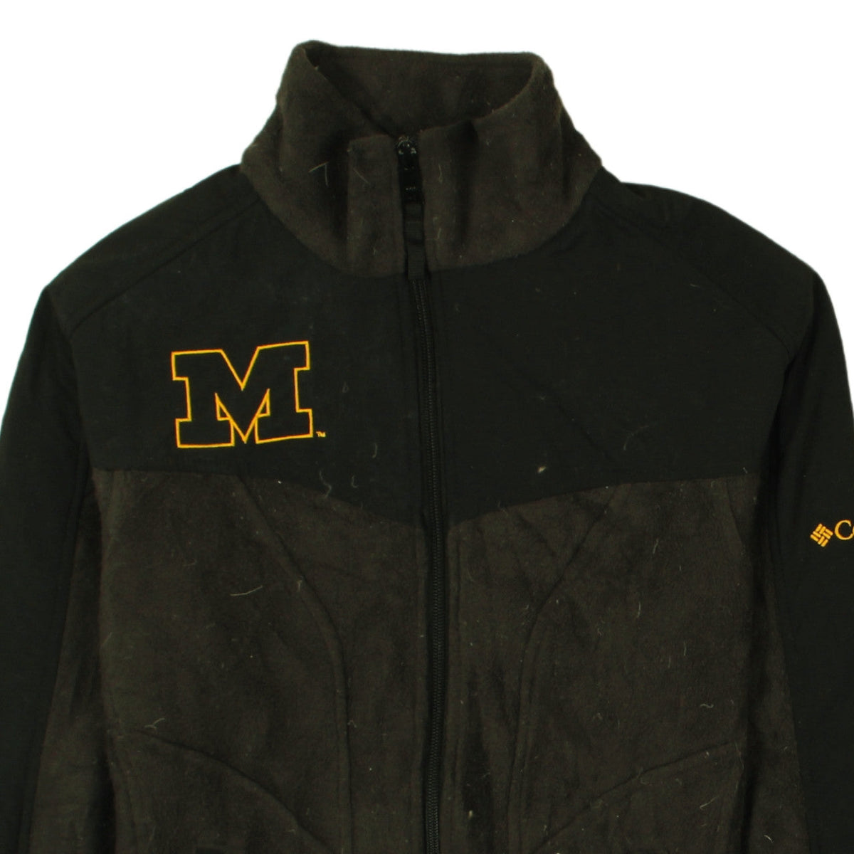 Columbia Women's Black M Full Zip Fleece Jacket Missouri Design