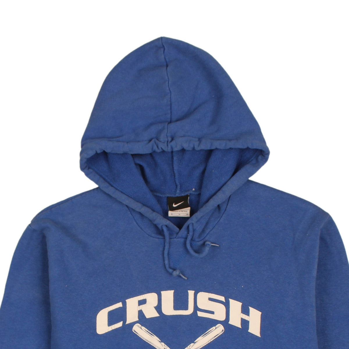 Nike Men's Blue Pullover Hoodie Crush Baseball Graphic M