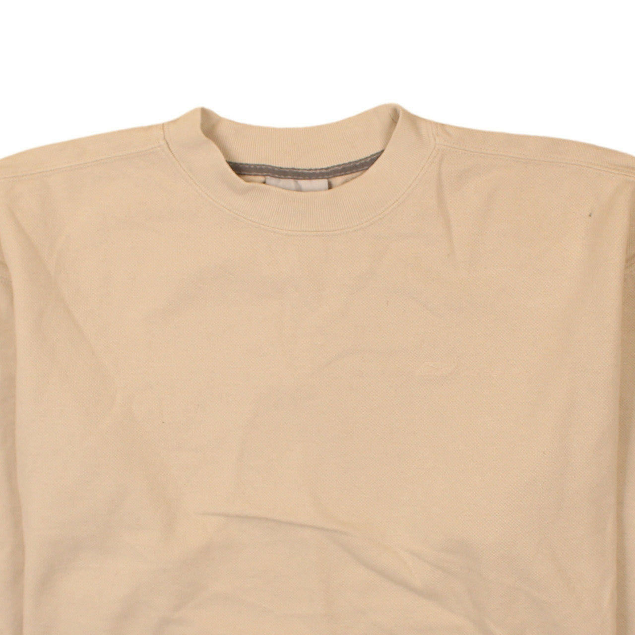 Reebok Men's Beige Crew Neck Pullover Sweatshirt XS