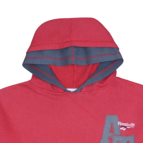 Reebok Men's Red Pullover Hoodie M Athletic Training Fleece