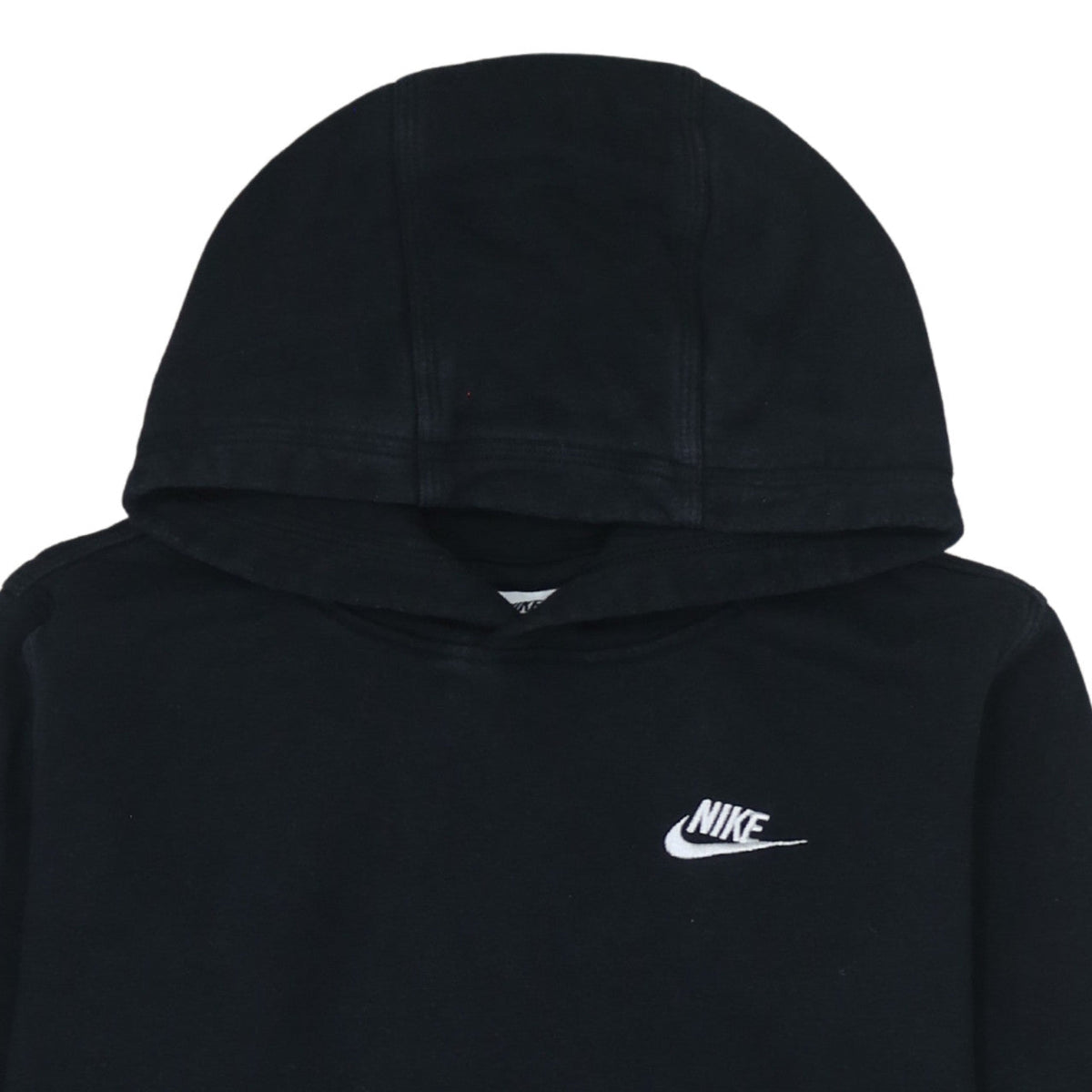 Nike Boys Black XL Pullover Hoodie with Logo