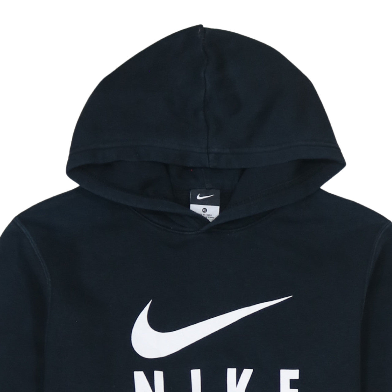 Nike Boys Black XL Pullover Hoodie Fleece Sweatshirt 13-15 Years