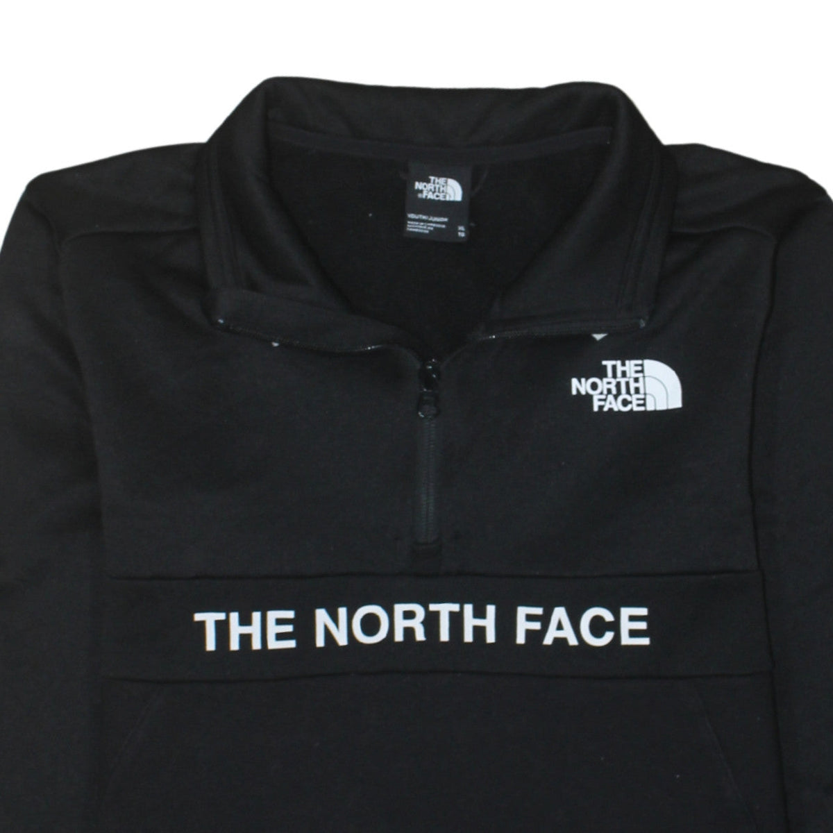 The North Face Boys Black XL 1/4 Zip Fleece Sweatshirt