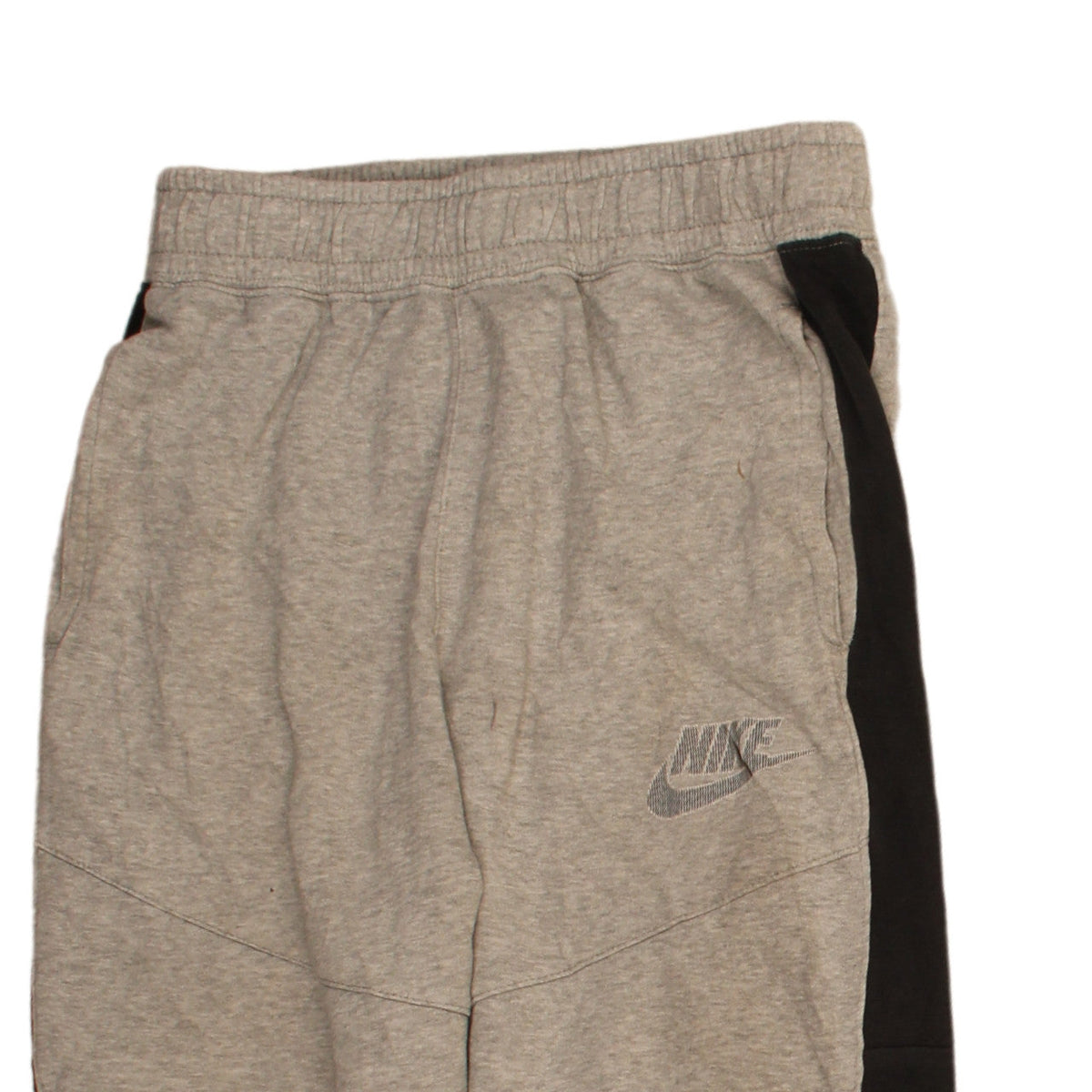 Nike Boys Grey XL Jogger Sweatpants with Side Stripes