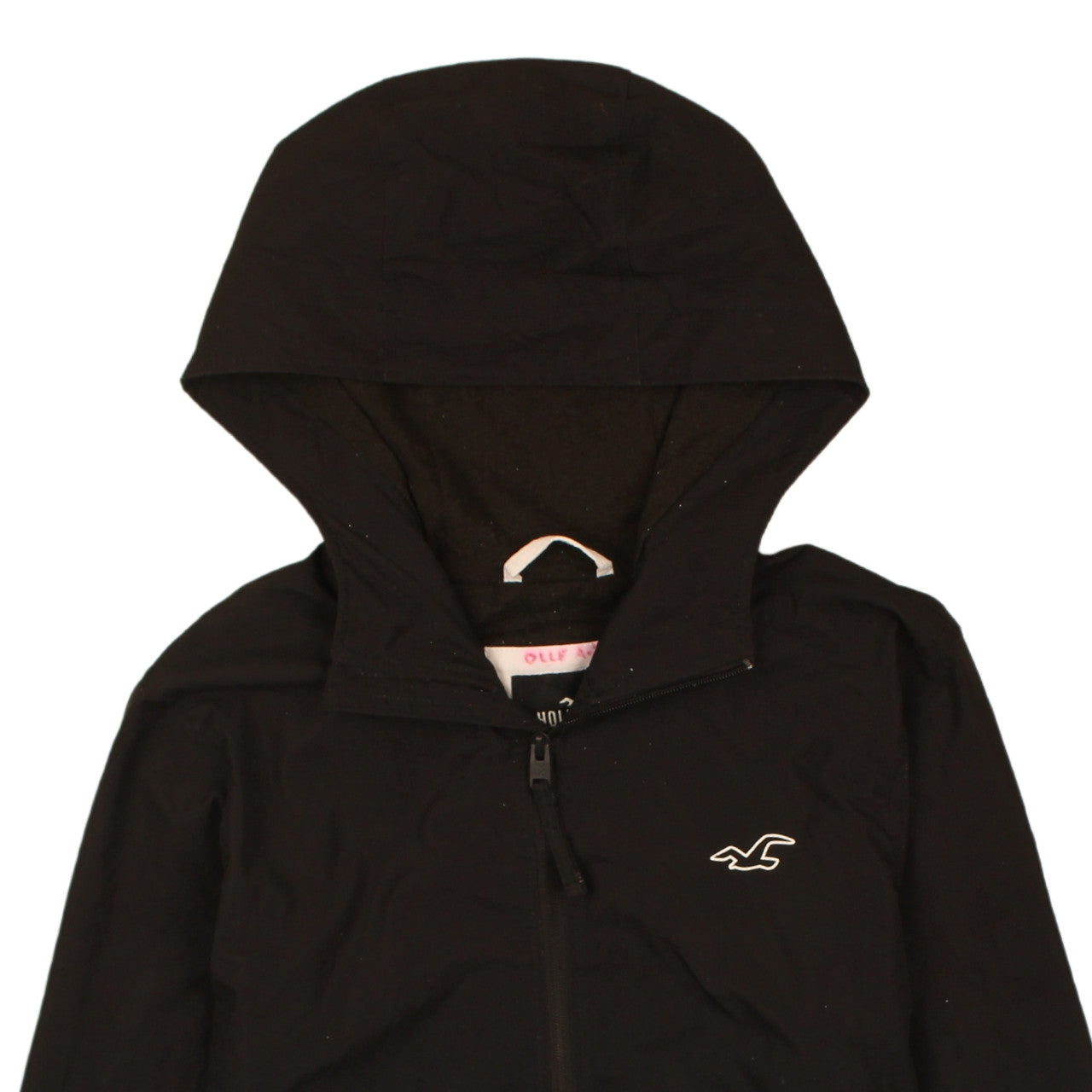 Hollister Men's Multicoloured XS Hooded Windbreaker Jacket