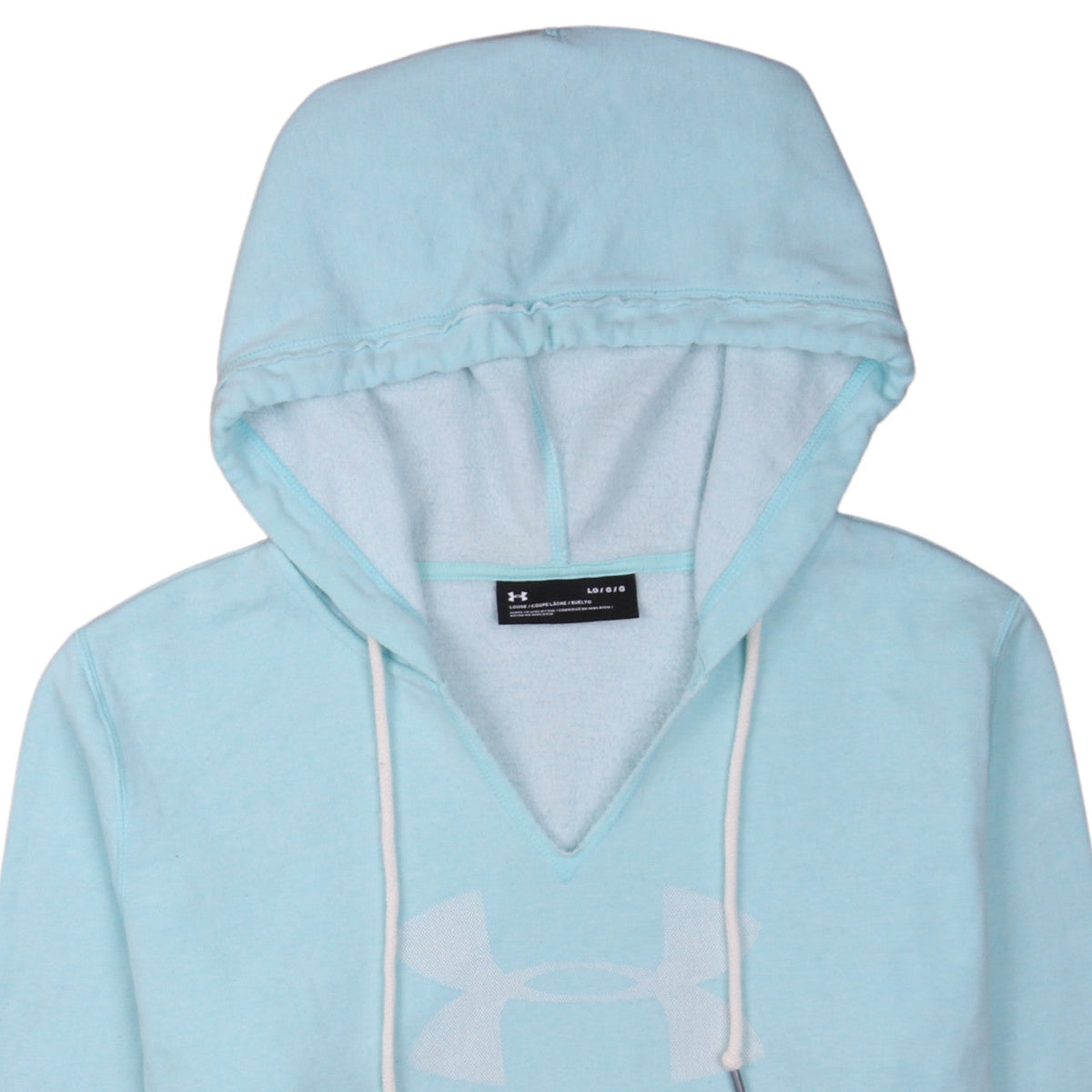 Under Armour Women Blue Pullover Hoodie Size L Loose Fit