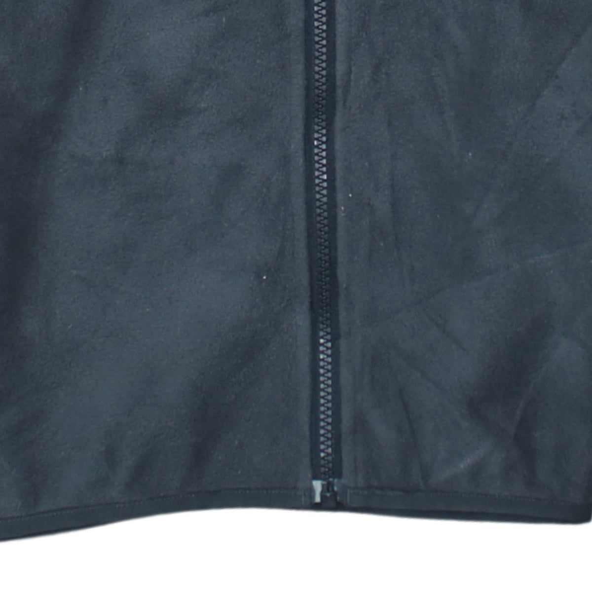 Additional view of The North Face boys’ black fleece full zip jacket, size M