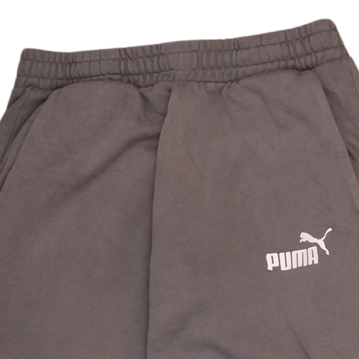 Puma Men’s Brown Jogger Sweatpants S Elastic Waist Fleece