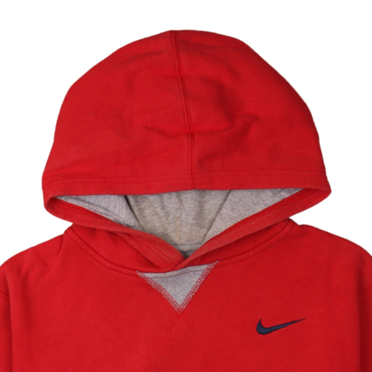 Nike Boys Red Pullover Hoodie XL - Classic Fleece Casual Sweatshirt